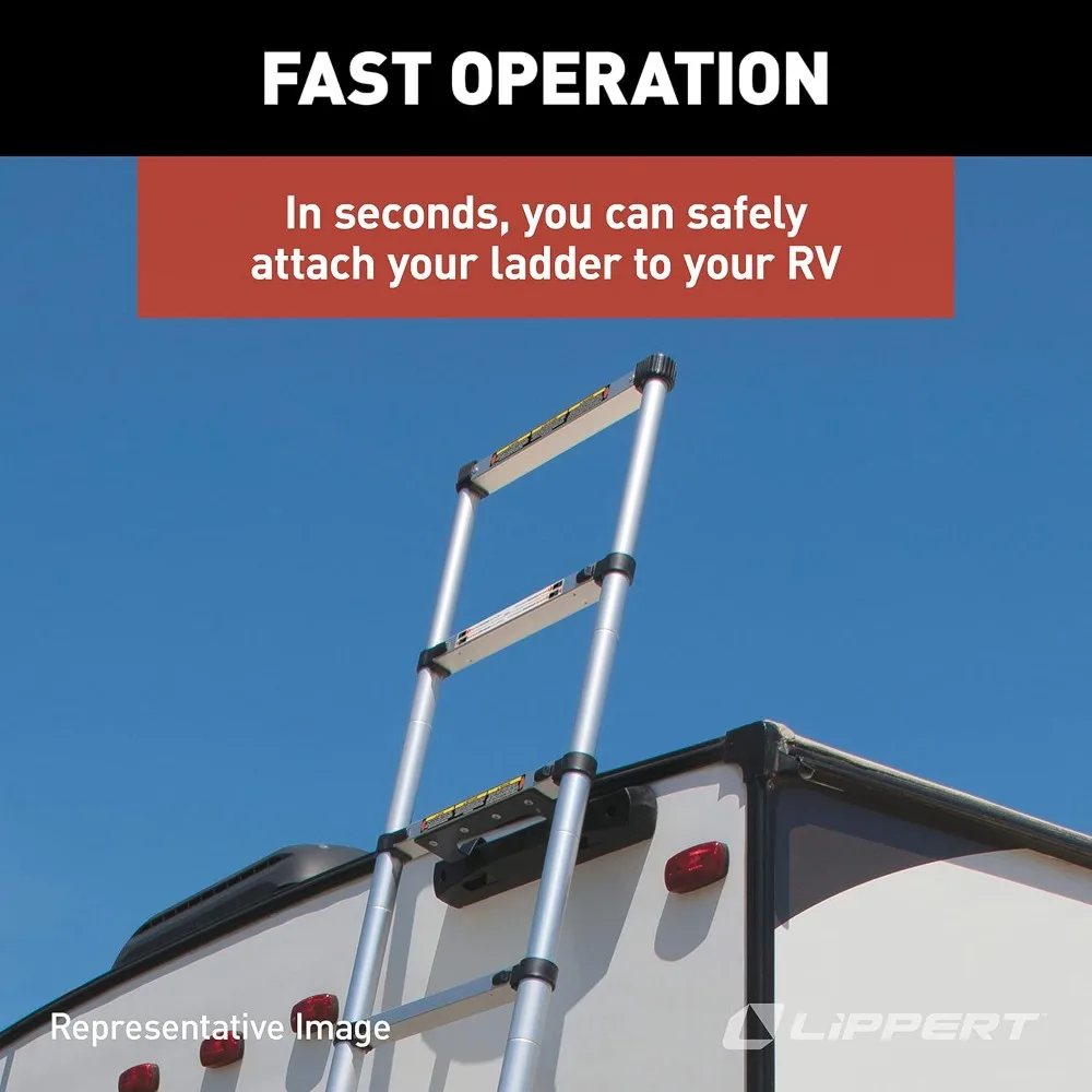 On-The-Go Ladder Telescoping Ladder for 5th Wheel RVs, Travel Trailers and Motorhomes
