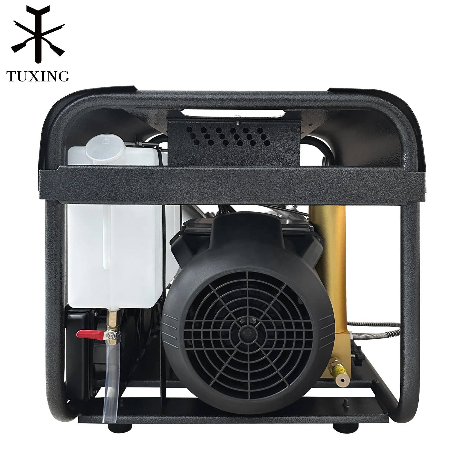 Factory Custom 30mpa 300bar 4500Psi Electric Auto Purge Valve Double-Cylinder Filter Breathing   Air Compressor