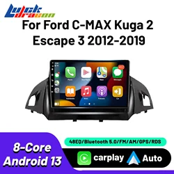 Car Radio Multimedia Automotive Carplay Android Auto Wireless For Ford C-MAX Kuga 2  Escape 3 2012-2019 Autoradio Car Video wifi
