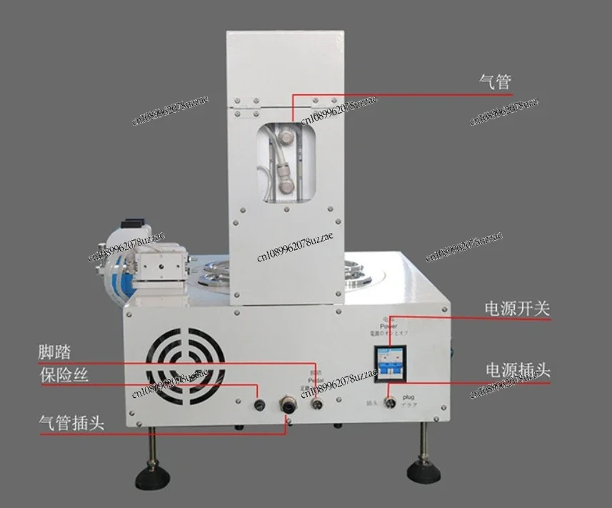 Pneumatic Semi Automatic Molding Machine 50x50mm Square Fridge Magnet Maker For Custom Handicraft Mass Production