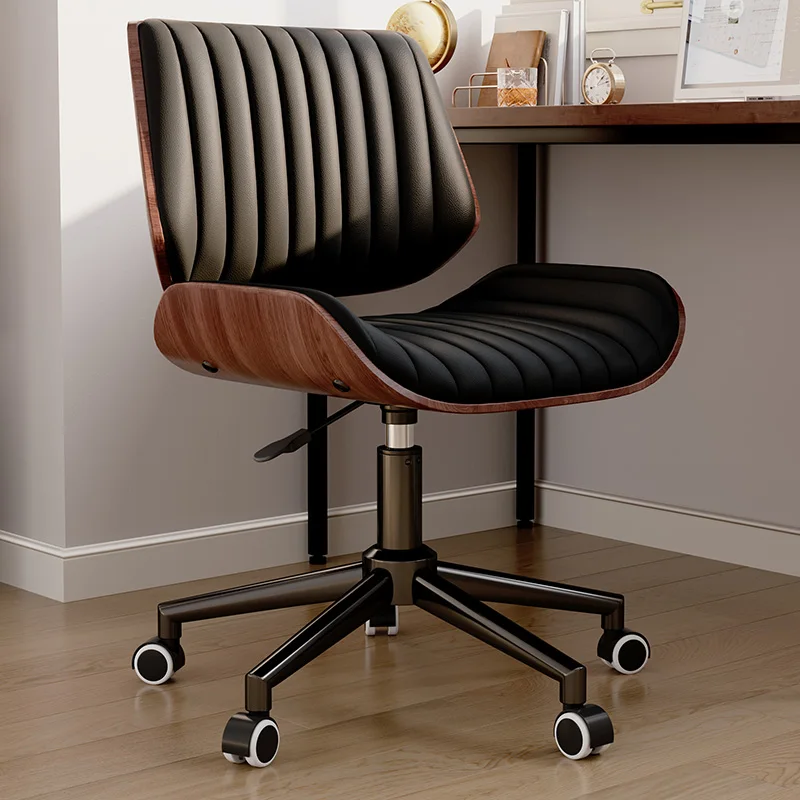 

Modern Simple Light Luxury Nordic Office Computer gaming Chair Comfortable Conference Backrest Swivel Chair Armchair leather