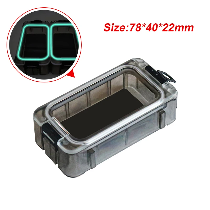 Fishing Tackle Box Waterproof Luminous Lure Hook Storage Case Expandable Carp Fishing Tool Organizer Boxes Fishing Accessories