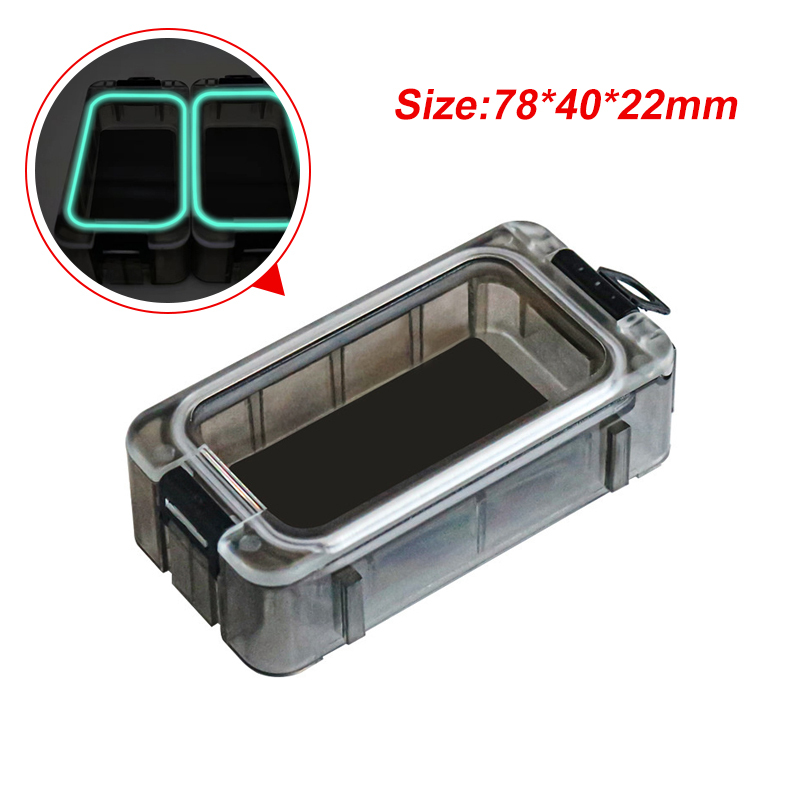  Fishing Tackle Box Waterproof Luminous Lure Hook Storage Case Expandable Carp Fishing Tool Organizer Boxes Fishing Accessories 