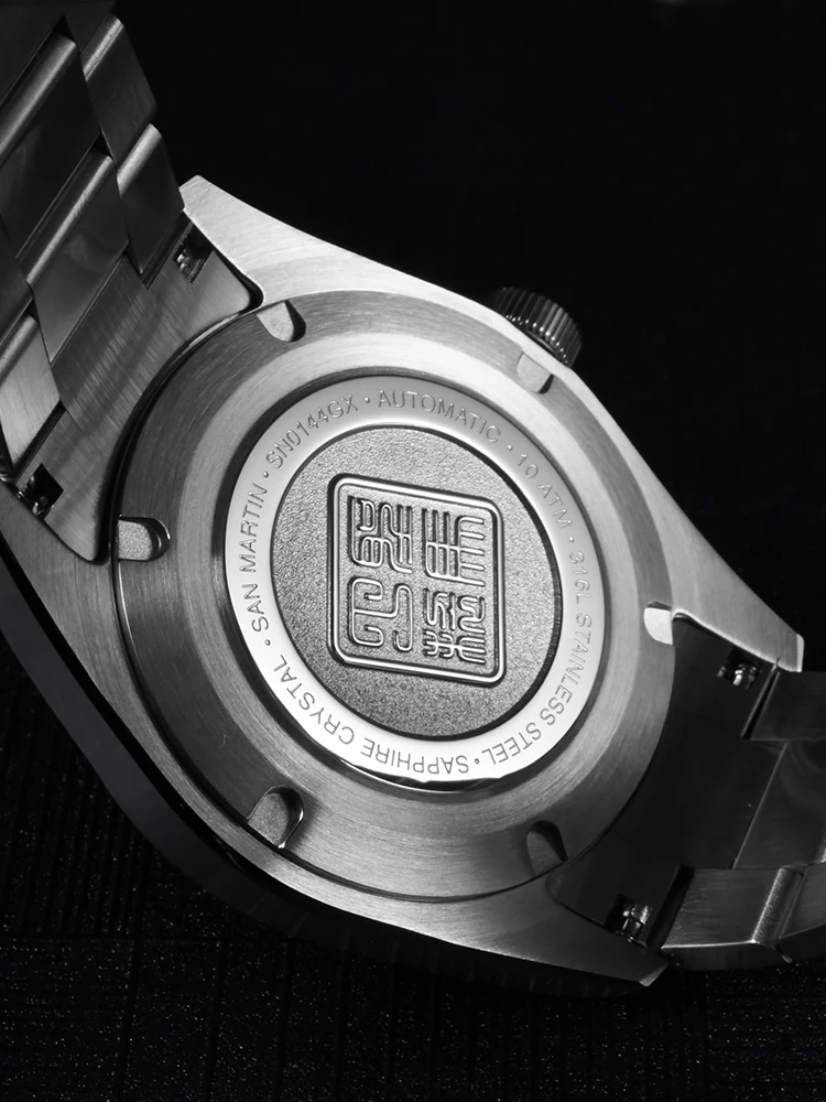 San martin 36/39/42mm sn0144 jianzhan dial gaada relógio miyota