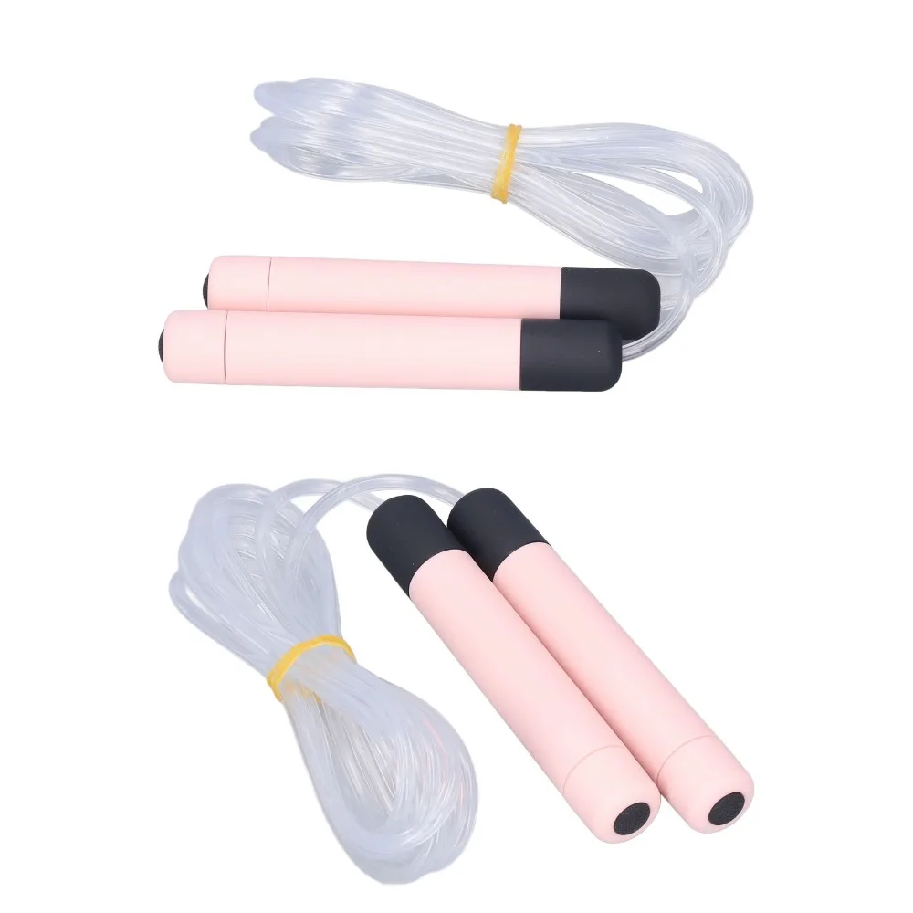 Unique ABS Luminous Skipping Rope Length 280cm Blue Glowing Jump Rope LED Light Up Rope Night Workouts