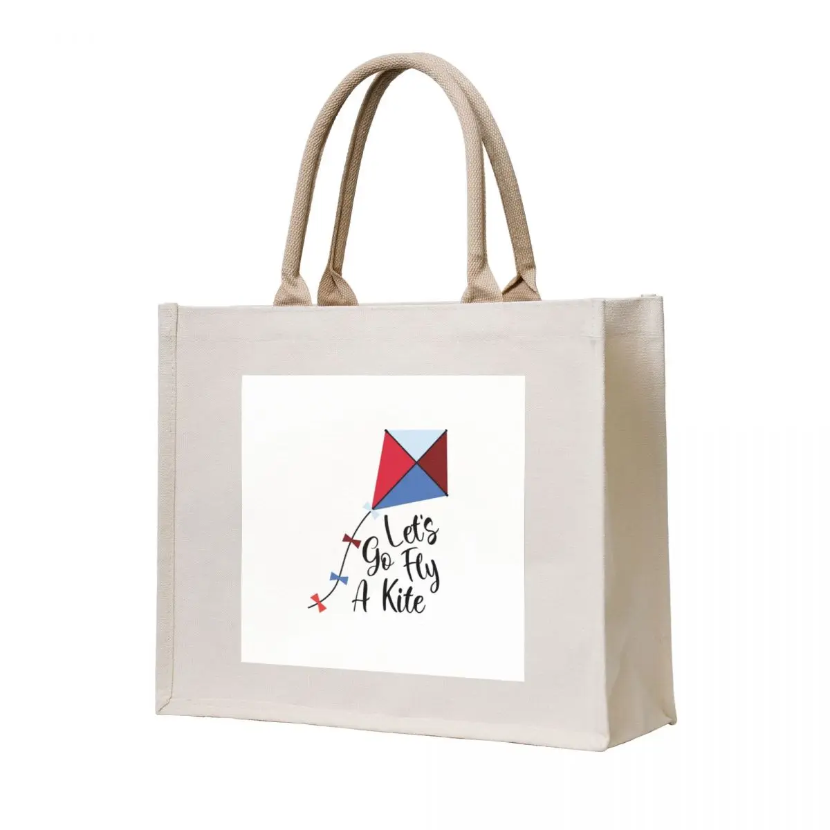 

Let's Go Fly A Kite Tote Bag bags luxury women canvas tote bags Large bags for women