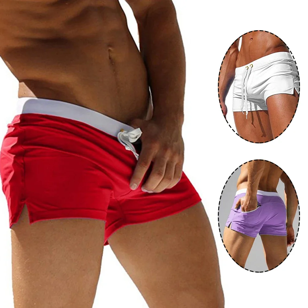 Nuovi pantaloncini da spiaggia alla moda da uomo realizzati in poliestere Multi-colore sport e pantaloncini Casual a tre pezzi per uomo