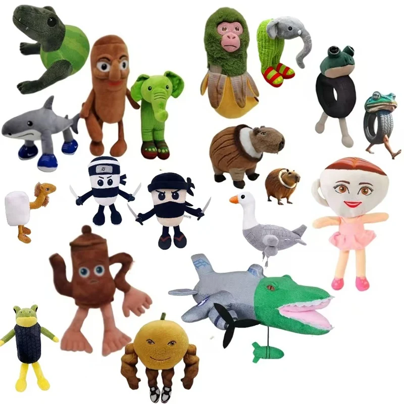 

Новая плюшевая кукла Al Tungtung Sahur, плюшевая кукла Tralalelo Tralala lirili larlla Boneca Ambalabu, игрушки на заказ, креативные подарки