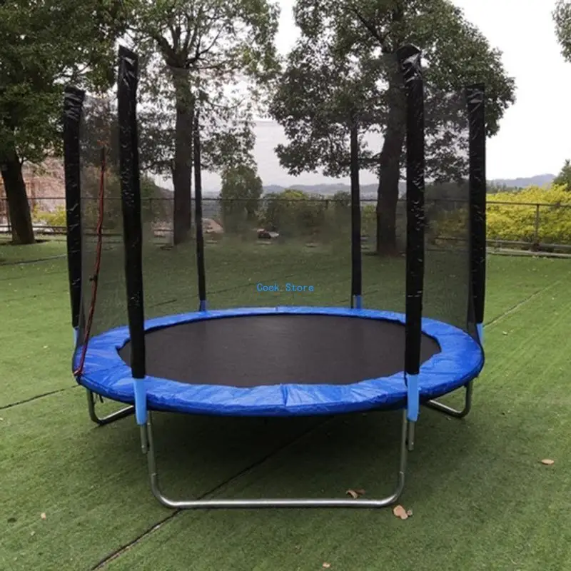 

11UE Trampoline Safety Pad with V-Rings High Elastic Safety Spring Jumping Mat Round Trampoline Accessories Easy to Use