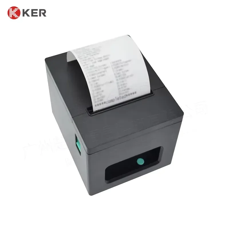 80mm Desktop Thermal Receipt Printer for Kitchen POS System Cloud Printing Support Cash Register High Speed Bill Printing