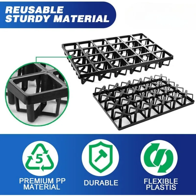 공장 직판 안정적인 친환경 플라스틱 이식용 씨앗 발아 화분 육묘 트레이