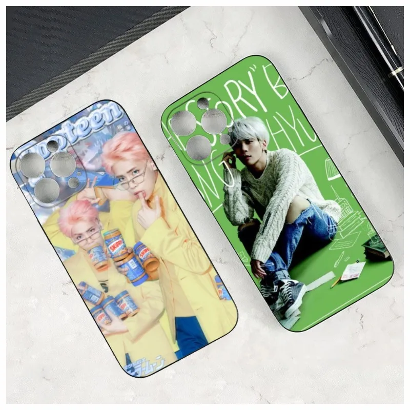 Lonely Jonghyun Lyrics SHINee Phone Case For Iphone 15 14 12 11 13 Pro Max XR 7 8 14 15 plus Soft Phone Covers