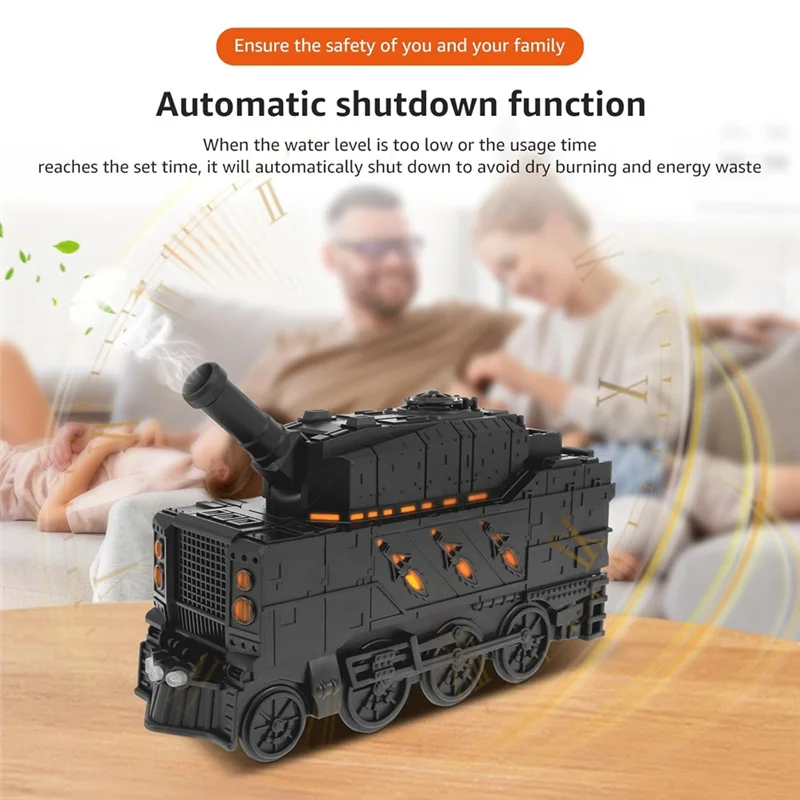 

ZZ-масляный диффузор-увлажнитель, 300 мл, диффузор для эфирного масла, увлажнитель 300 мл с 2 подсветками, 2 тумана для домашнего офиса, британская вилка