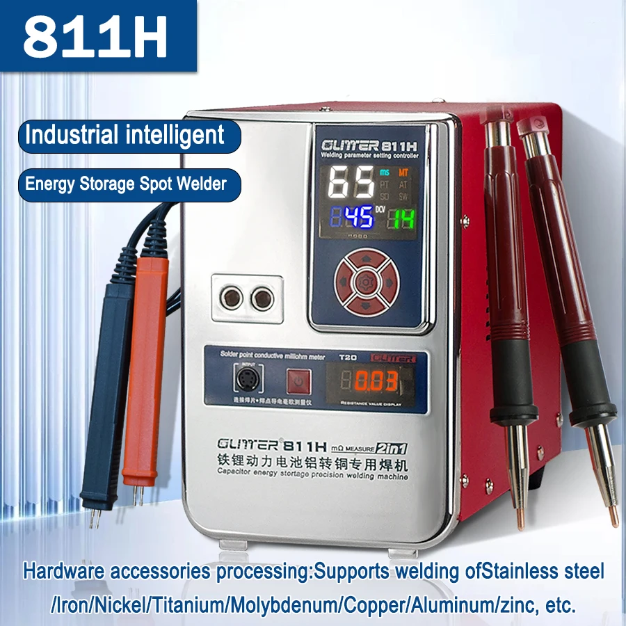 Lithium Battery Spot Welding Machine  811H Laser Welder with Soldering Pen Optional for Aluminum Copper Iron Nickel Welding Tool