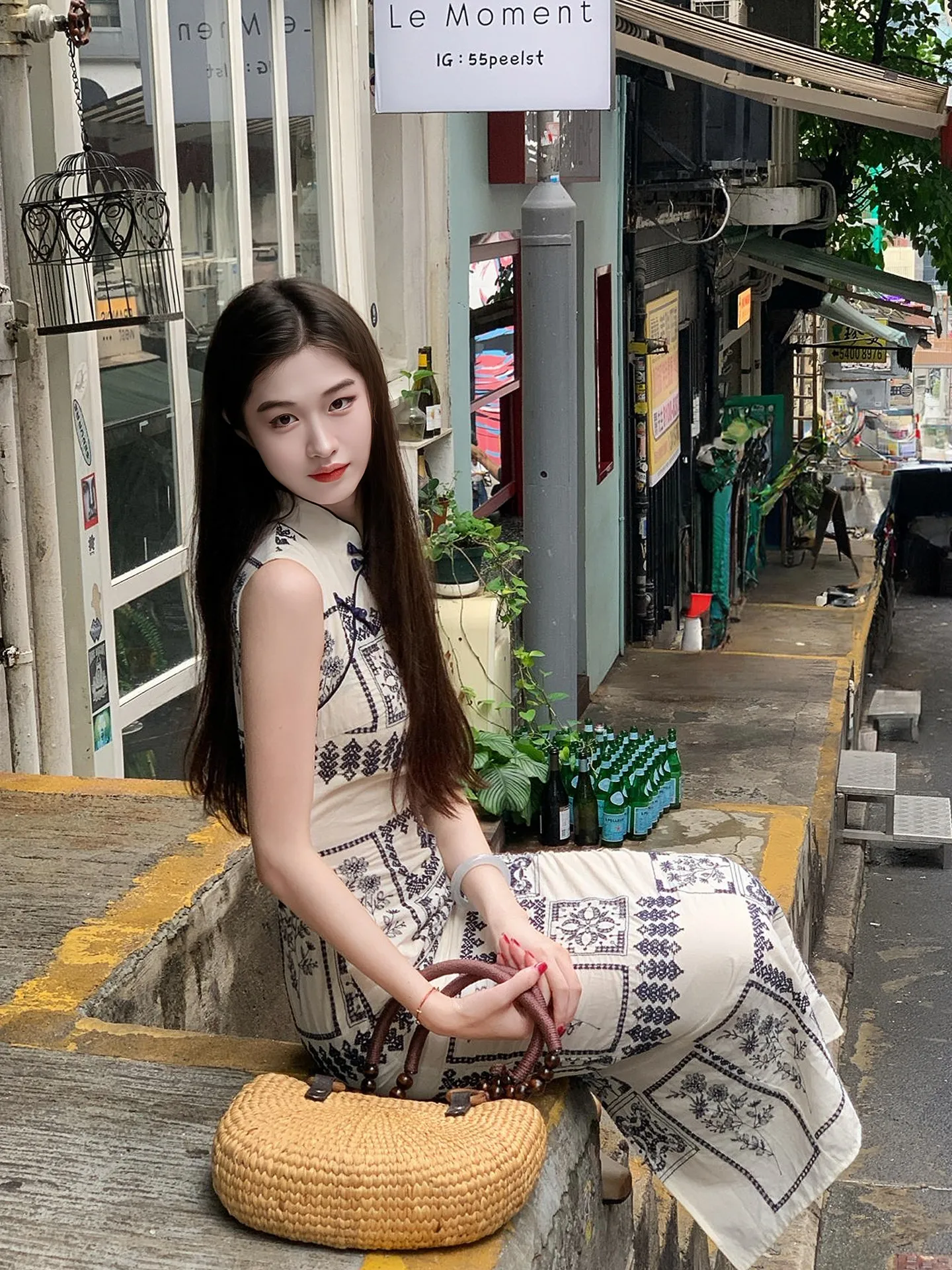 

Новое китайское ретро-платье Lingan Zhihe Cerc Tang с вышивкой, воротником-стойкой, улучшенное, летнее, женское