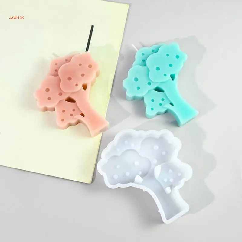 Tree Shaped Resins Molds Tree Shaped Molds for Making Soap Chocolate Christmas Present Room Decorations