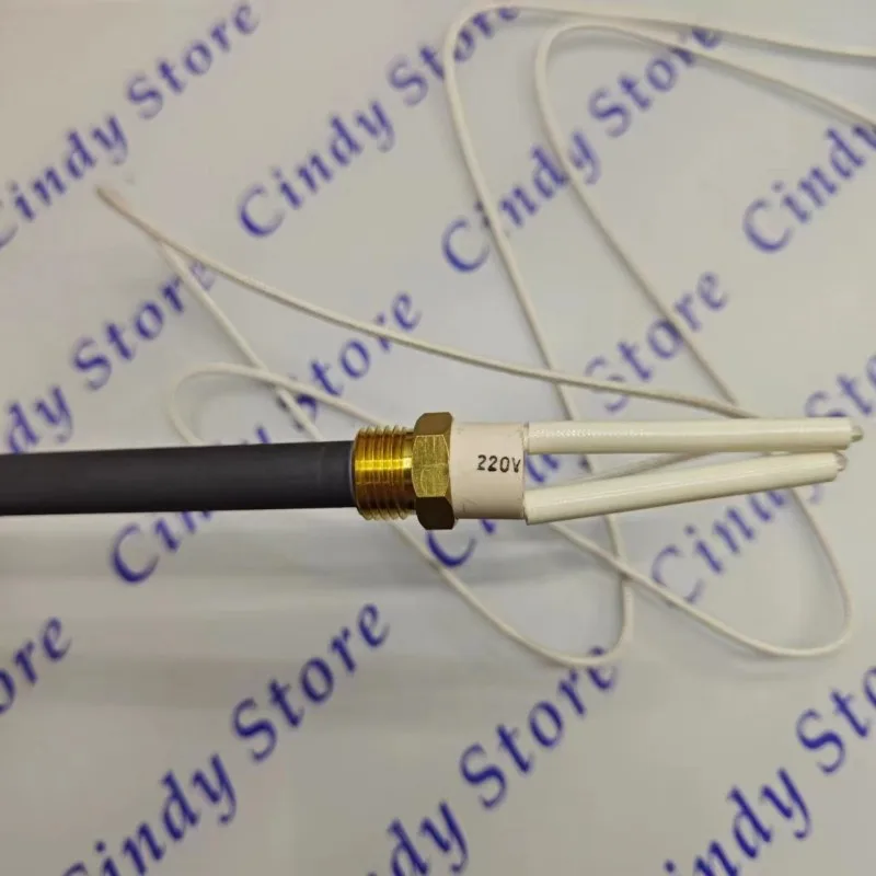 1PC MCH Ceramic Igniter Wood Pellet Oven Fire Rod High Temperature Dry Burning Ceramic Heating Tube Igniter thread m16*1.5