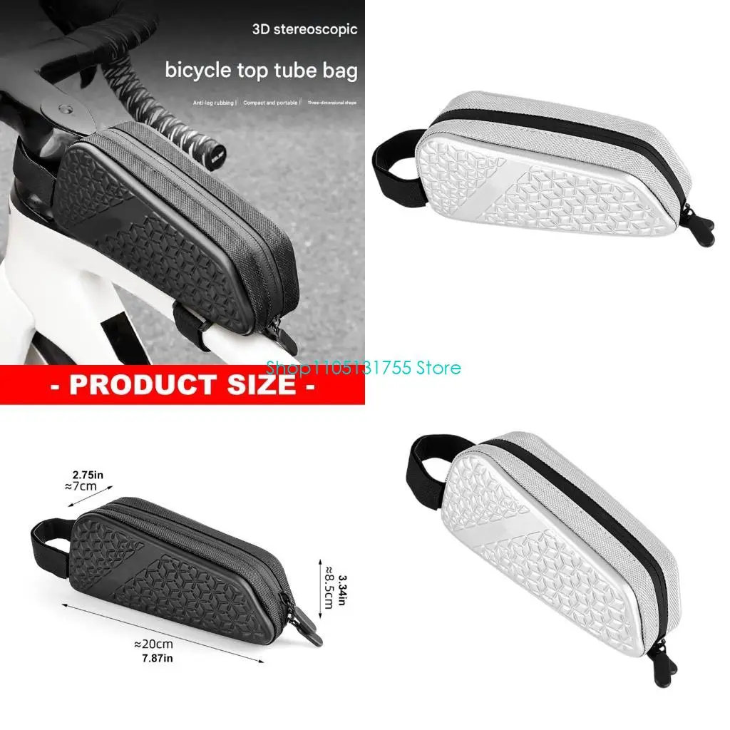 

K0EF Bike Triangles Tube Bag Travel Casual Commutes Tool Bag Bike Accessory Suitable For Various Cycling Needs