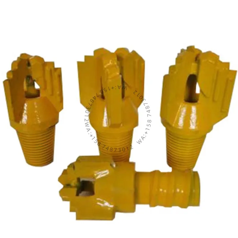 

API REG Pin Thread 4-1/2 6-5/8 Drag Bit Gold Mining Drilling Equipment