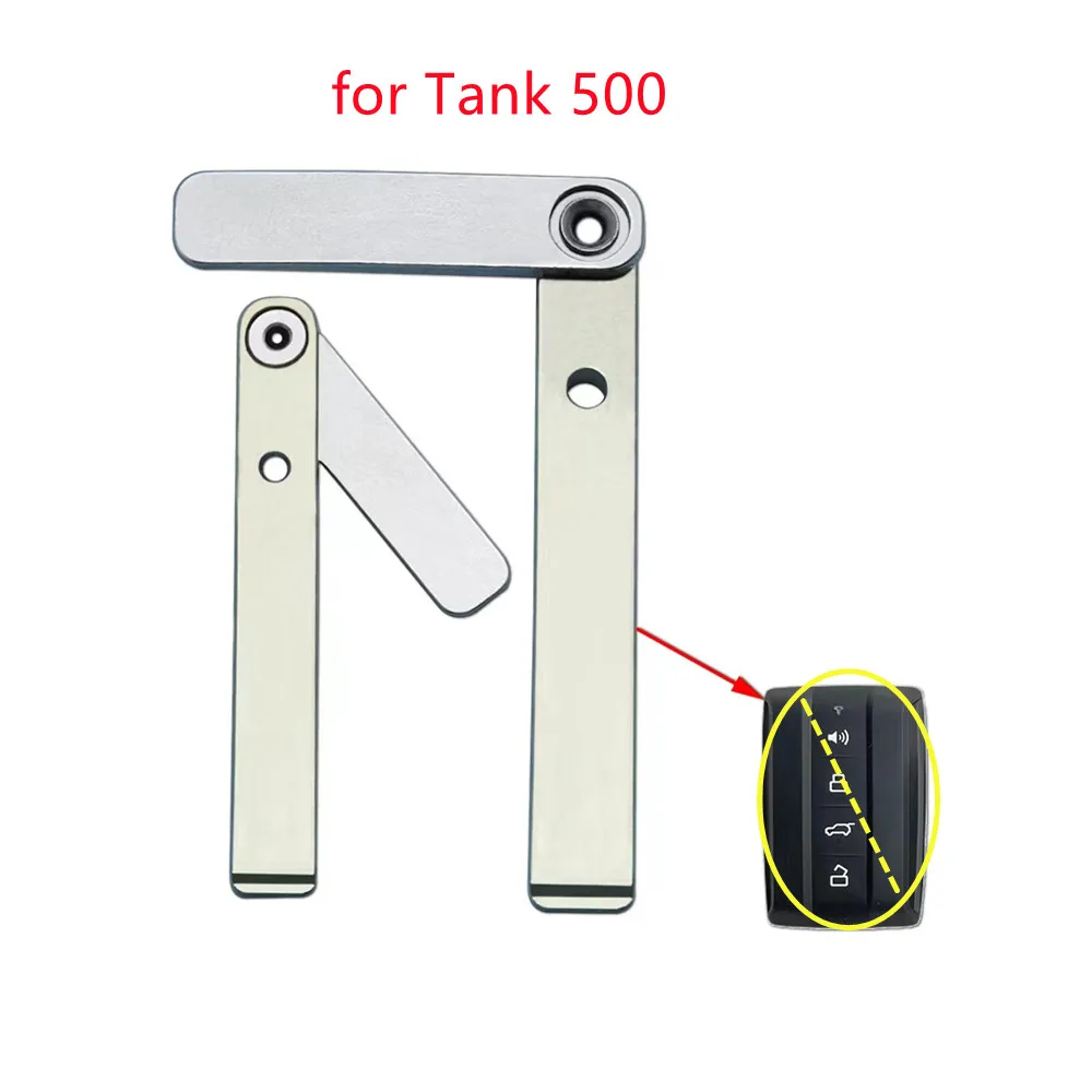 10pcs/lot Emergency Insert Smart Small Mechanical Key for Great Wall Tank 300 500 Smart Card Key