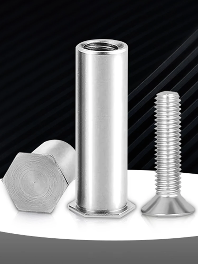 4pcs Chassis Fan Screws Enhanced Stability Cooling Fan Nut Screws Quieter Operation Cooling Fan Mount Screws for PC Case Fan