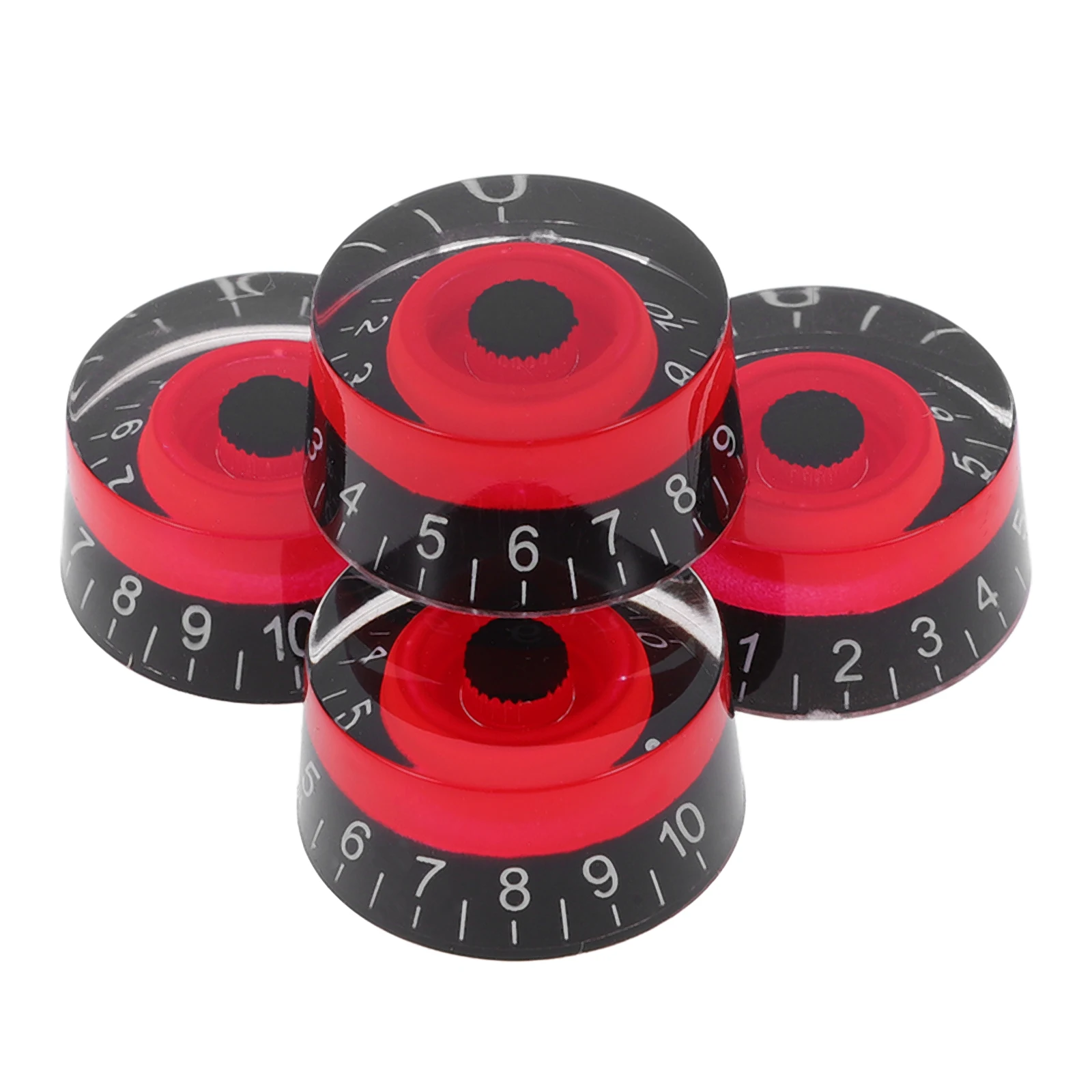 

4 Pcs Acrylic Knob Amp Effect Pedal Control Amplifier Knobs for Guitar Electric