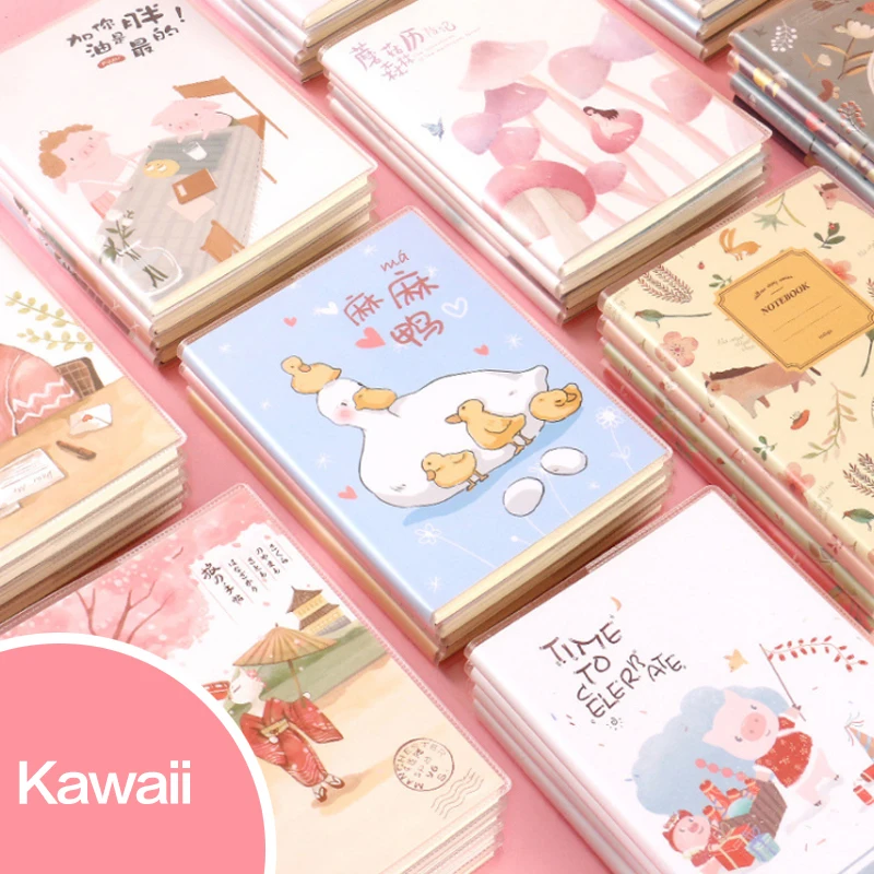 Notebook Thickened Kawaii Cute Portable Notepad Portable Pockets Notebook Notepad Diary Organizer Planner Stationery Student