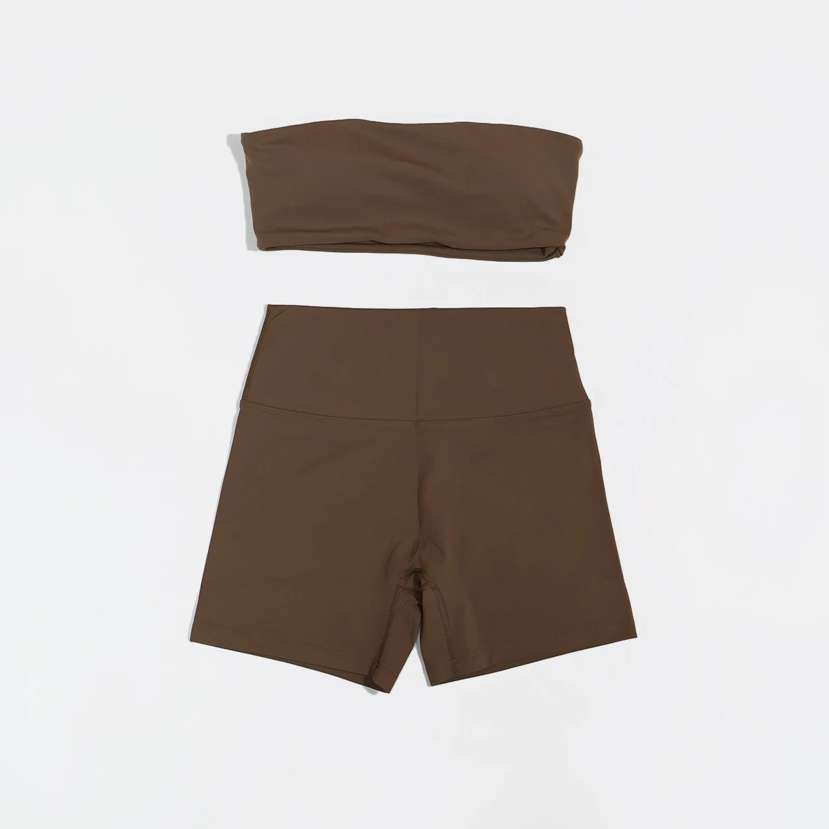 Sommerliches trägerloses Sport-BH- und Crop-Top-Set für Damen, Fitness, Yoga, Workout, Gym-Outfit, Deportivos Mujer, 2-teiliges Sportoutfit – Detail 16