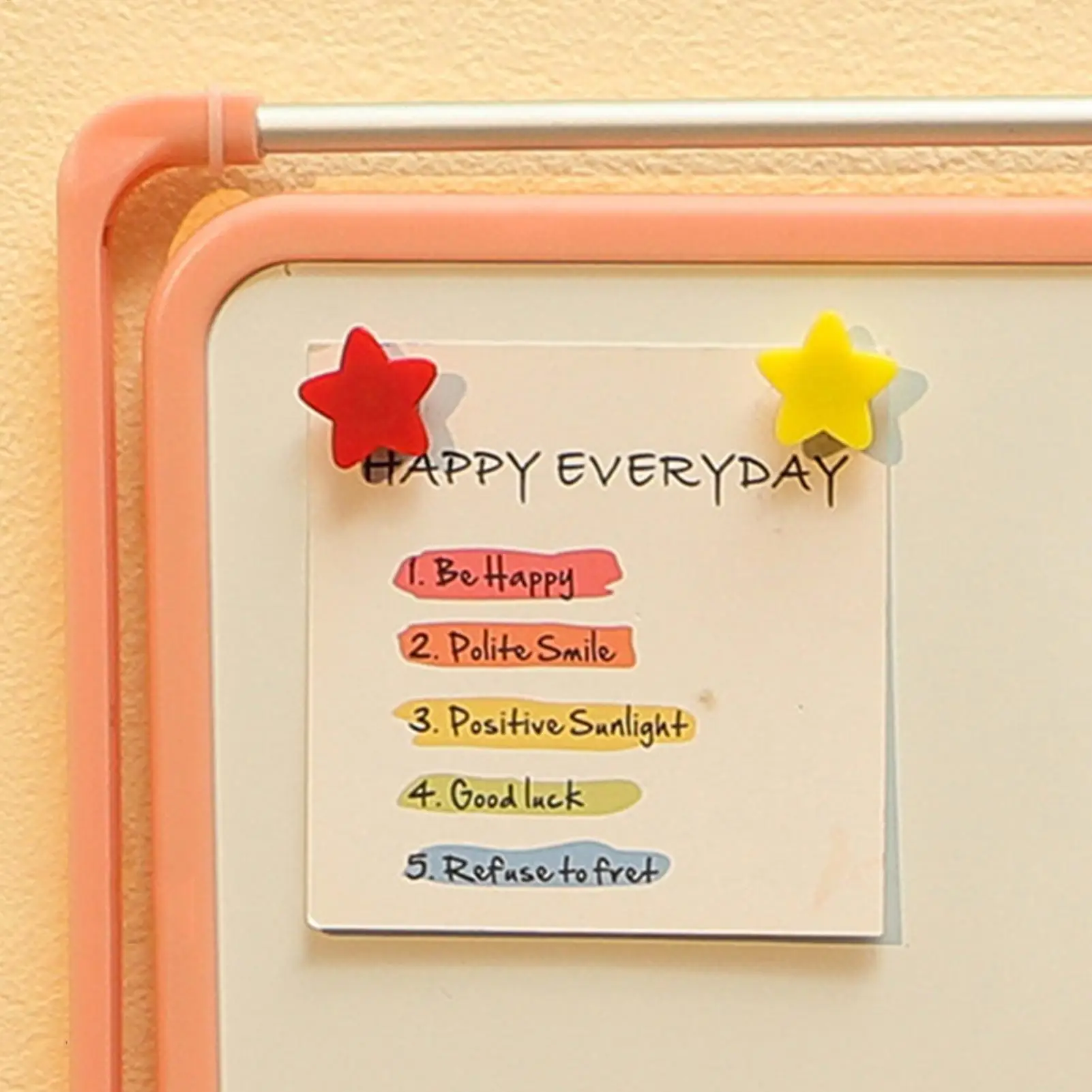 Magnet Whiteboard Double-Sided Memo Notepad with Stand Desktop Whiteboard with Markers for Workplace School Classroom Home