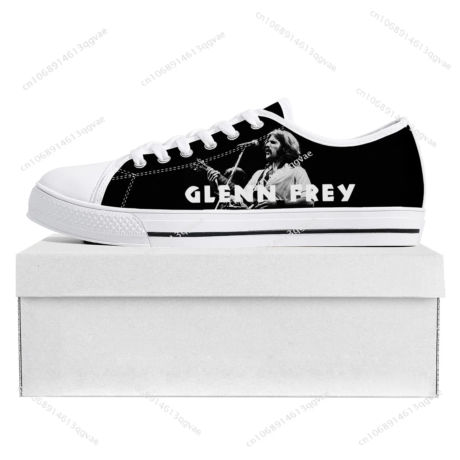 Glenn Frey Low Top Sneakers Herren Damen Teenager hochwertige Sneaker Leinwand maßge schneiderte Schuhe Casual Paar anpassen Schuh