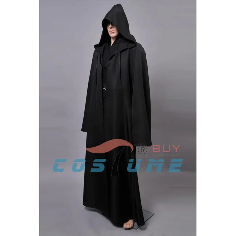 Cosl120 Filmkostuum Anakin Cos Skywalker Cosplay Kostuum Halloween Outfit Zwarte Mantel Voor Volwassen Mannen