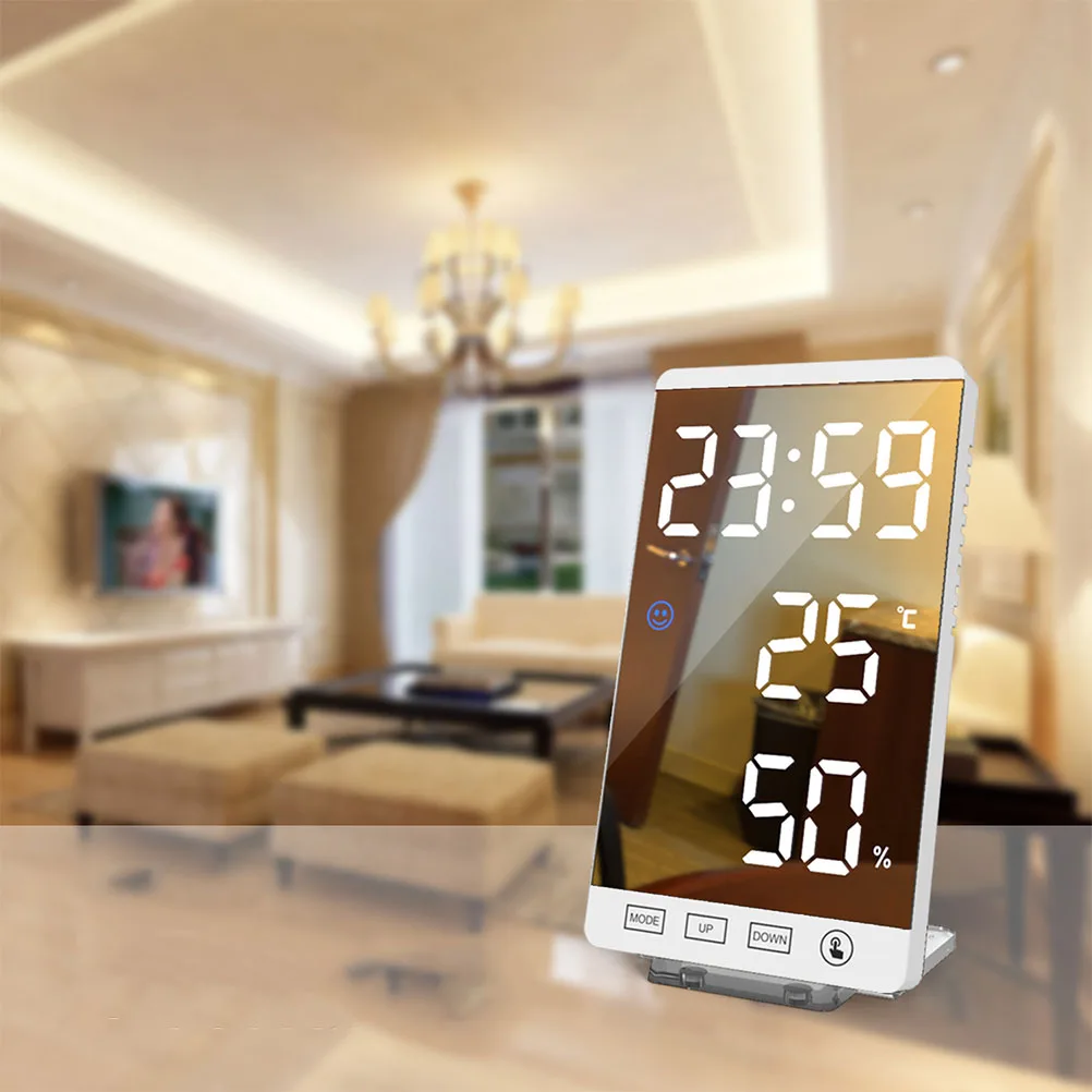 

Electronic Alarm Clock Multifunctional LED Digital with Temperature Display Desk