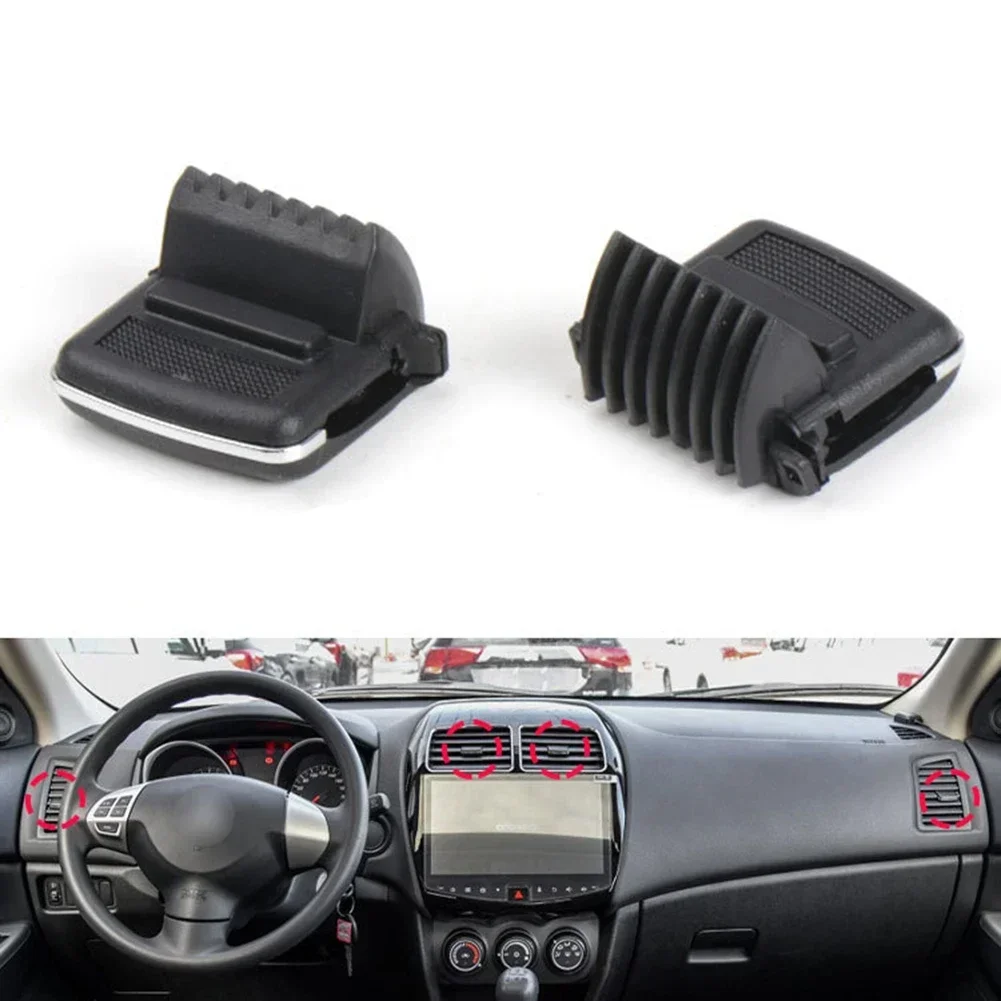 AC Vent Air Vent Paddle Clip Plastic Truck Accessories Black Car Center Contral For Outlander Sport