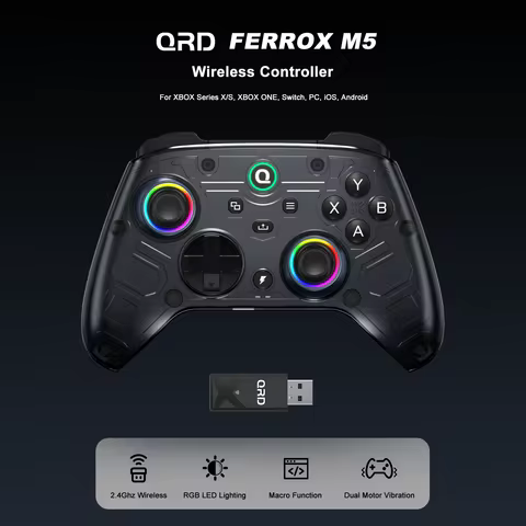 Controlador de Jogos Para Xbox FERROX M5 Gamepad com fio com efeito Hall para Xbox Series S Xbox Series X Xbox One PC IOS Androi