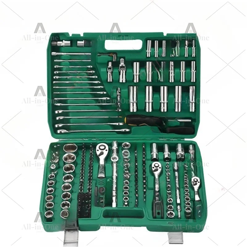 216 pieces of auto repair tool set socket wrench set
