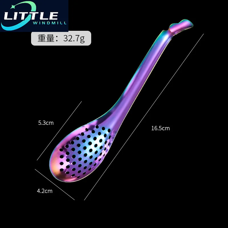 Molecular Cuisine Caviar Spoon Cooking Gadgets Colander Egg Yolk   Kitchen Tools  Accessories