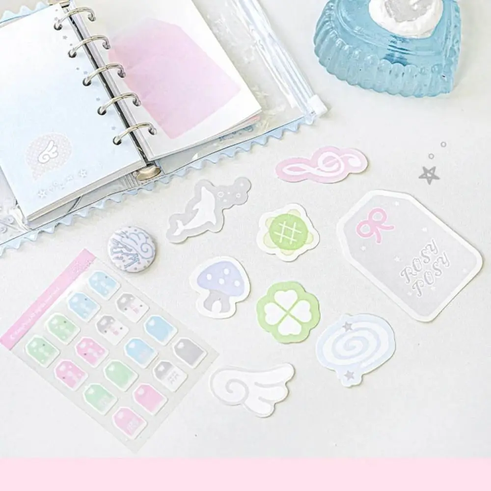 

Cute Ins Style Dress-up M5 Binder Journal Book PVC Colorful Loose Spiral Notebook Mini DIY Mini M5 Album
