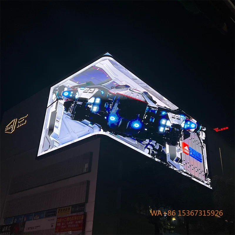 

P5 Outdoor Small Pitch Full Color LED Screen HD Naked Eye 3D Advertising Display for Mall Commercial Street