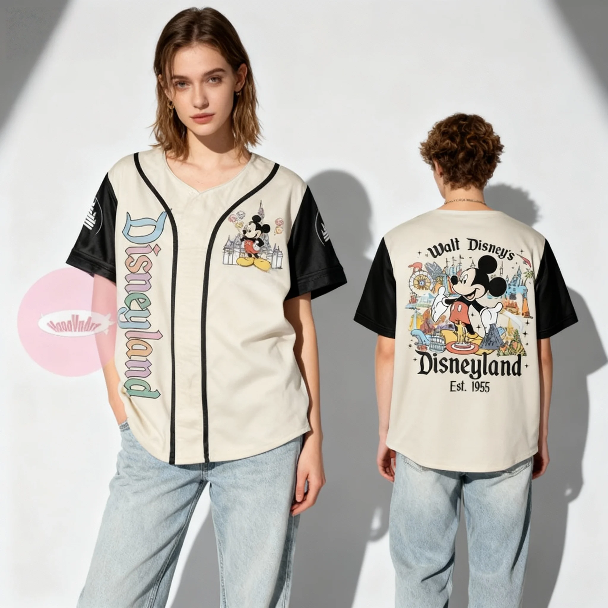 Disney Goofy Donald Duck Series Thema Shirt Zoet en Cool Street Zomer T-shirt Oversized Dames Volwassen Hot Sale