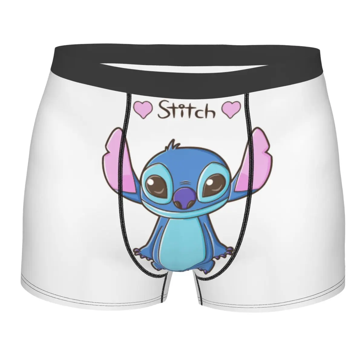 

Sexy Cartoon Animation TV Stitch Boxers Shorts Underpants Men's Stretch Briefs Underwear