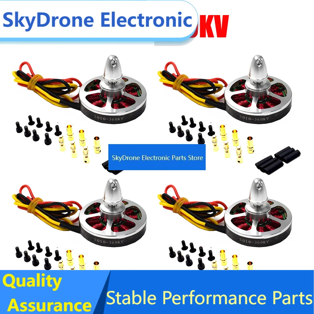 SkyDElHot 4PCS/lot High quality Mitoot 5010 360KV/750KV High Torque Brushless Motors For Rc Four-axis six-axis multi-rotor aircr