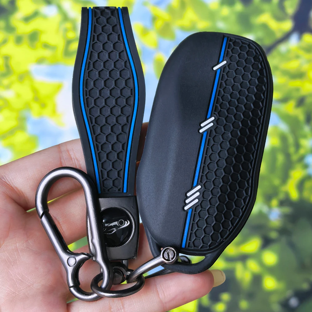 Abrasion‑Proof Silicone Fob Cover With Keychain For IM LS6 MAX LS7 PRO L7 Dynamic Smart Remote Key Protective Holder Shell