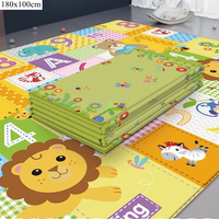 Foldable Baby Play Mat Non-Toxic Educational Children's Carpet in The Nursery Climbing Pad Kids Rug Activitys Games Toys 180*100