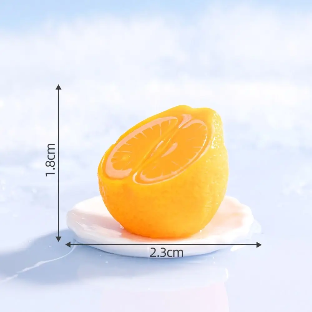 

Cute Simulation Fruit Figurines Mini Handicrafts Artificial Fruits 3D DIY Decorations Fruit Model Fruit Prop Teaching
