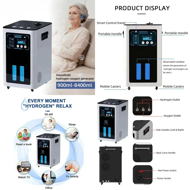 Inhaler Machine for Continuous 24-Hour Operation 3000ml Absorber Multi-Function Countertop