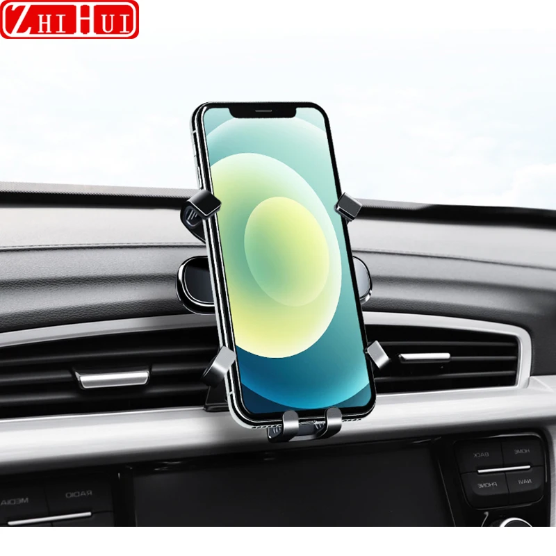 Car Styling Mobile Phone Holder For Geely Coolray 2023 Restyling 2024 2020-2022 Air Vent Mount Gravity Bracket Stand Accessories