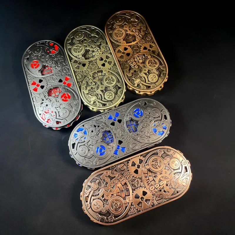 Zestaw mechanicznych kości ruletowych 7 w 1 Steampunk dla TRPG Dungeons and Dragons D&D Cthulhu Gry fabularne Zabawki antystresowe