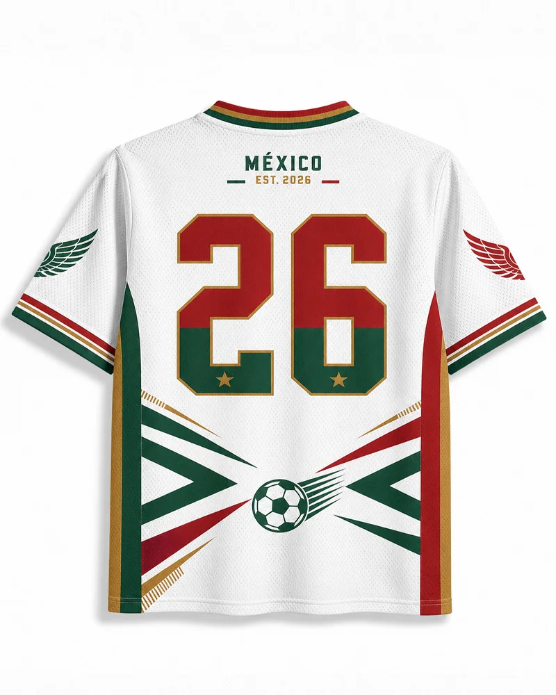 Mexican Eagles 3D Printed Baseball Jersey for Men and Women, Loose and Breathable, Fan Support Short Sleeved Shirt