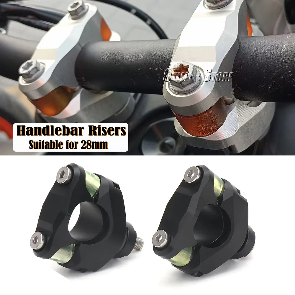 28mm Handlebar Risers Mounting Bar Adjustable Progressive Handlebar Damping For 690 Duke 790 Adv 1190 ADV 1290 Super Adventure