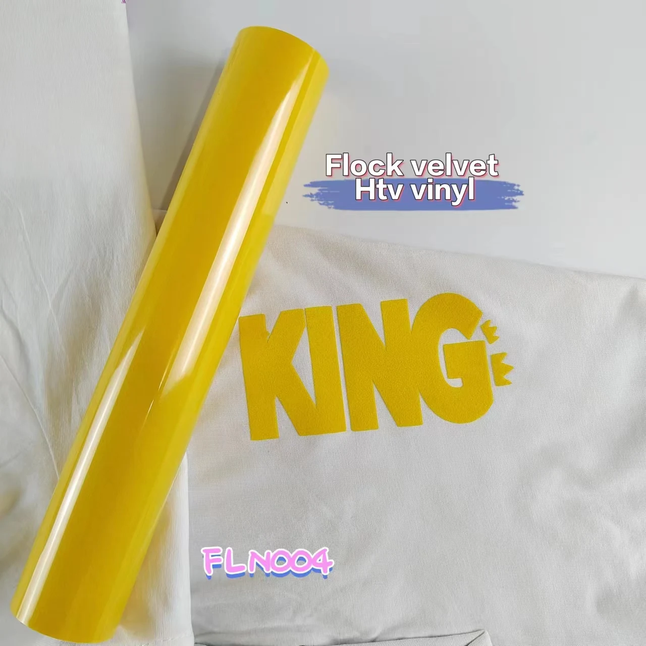 25x100cm Flock Velvet Heat Transfer Vinyl Iron On Vinyl For Cutting Machines HTV Lettering Film Vinyl